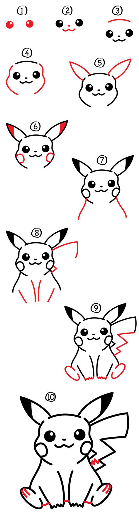 Pikachu Drawing Tutorial 的图像结果