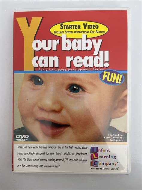 Your Baby Can Read - Starter Video (DVD) Infant Learning. All Regions ...