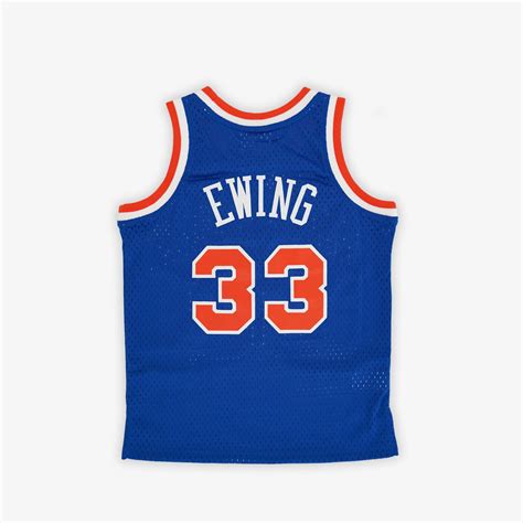 Patrick Ewing New York Knicks 91-92 HWC Youth Swingman Jersey - Blue ...