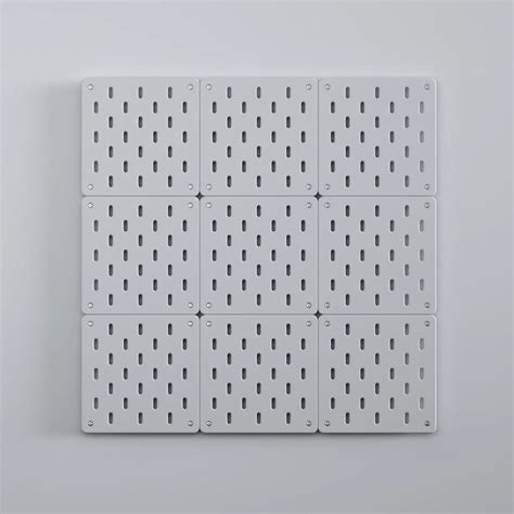 Wall panels pegboard 3d printed, Skadis compatible, modular system ...