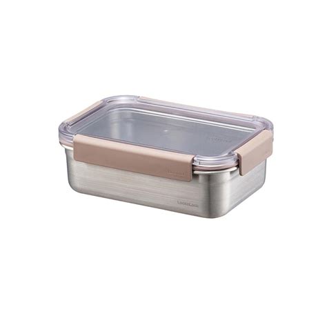 LocknLock LST604 Stainless Steel Oven and Storage Container 1 L, Brown ...