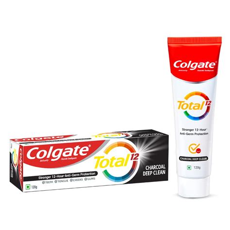 Buy Colgate Total 120 g Charcoal Deep Clean Toothpaste, Antibacterial ...