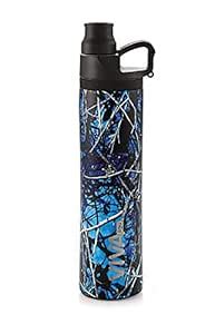 H2O Stainless Steel Water Bottle, 650 ml, Blue : Amazon.in: Home & Kitchen