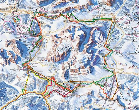 Dolomites Skiing & Snowboarding | Ski Lifts, Terrain, Trail Maps & Lift ...