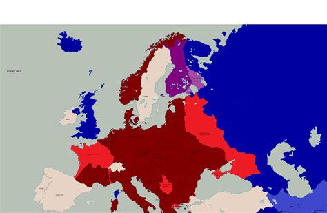 Europe 1942 with names : r/MapPorn