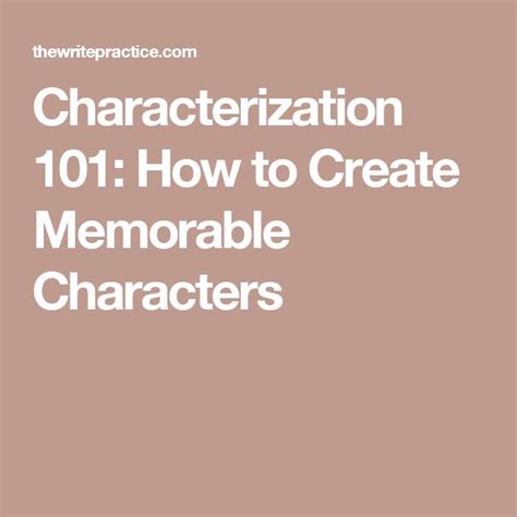 Writing a Characterization 的图像结果