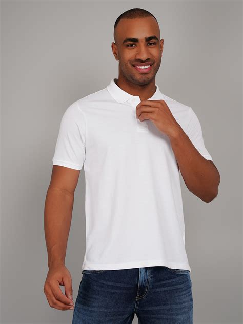White Polo T-shirts – Tim Paris