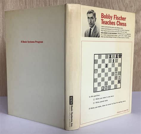 Bobby Fischer Teaches Chess by Bobby Fischer: Near Fine Hardcover (1966 ...