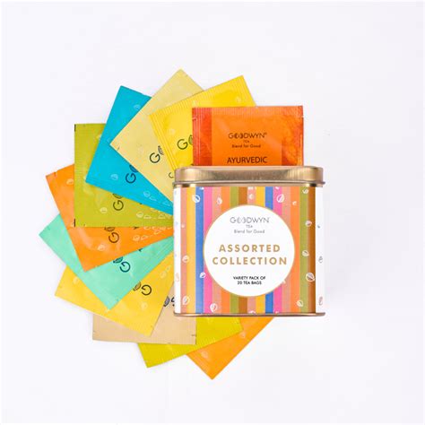 Assorted Tea Box | 10 Flavours - 20 & 100 Tea Bags | Gift | Sampler ...