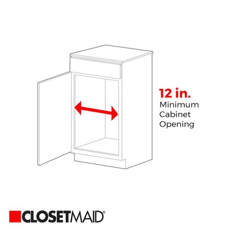 ClosetMaid 12.09-in W x 18-in H x 17.98-in D 2-Tier Cabinet-mount ...