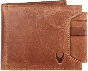 WILDHORN Men Casual Tan Genuine Leather Wallet Tan Crunch - Price in ...