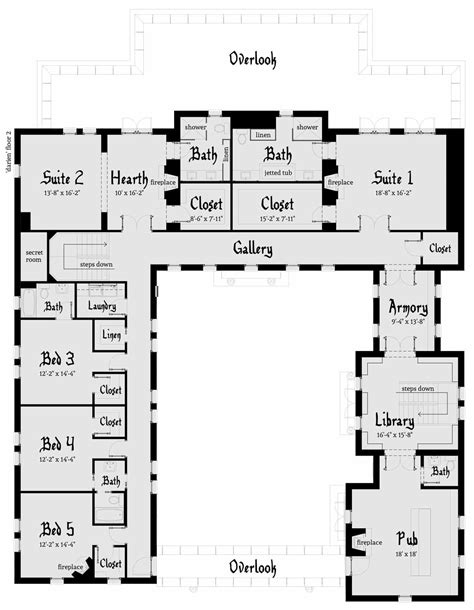 Balmoral House Plan Castle house plans, Balmoral house, Mansion floor ...