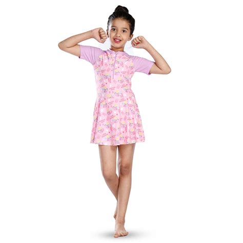 AIRAVAT Swimming Wear for Girls, 1514 Swimming Costume for Small Girls ...
