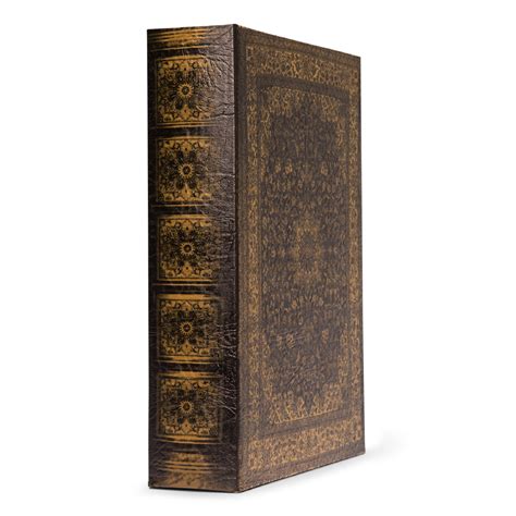 Bellagio-Italia Leather Book Box - CD/DVD Storage - 64 Disc Capacity - Acid-Free Sheets - 1 Pack ...