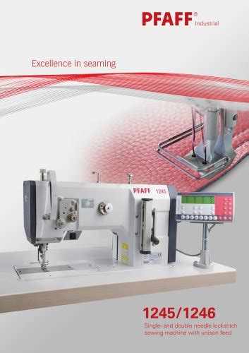 All PFAFF INDUSTRIESYSTEME UND MASCHINEN GMBH catalogs and technical ...