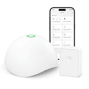 Meross Water Leak Detector, Smart Water Alarm with Hub, App Alert ...