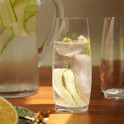Shop Set of 6 Clear Curved Highball Glasses - at Best Price Online in India