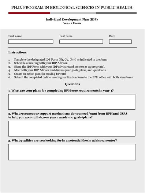 Individual Development Plan Form 的图像结果