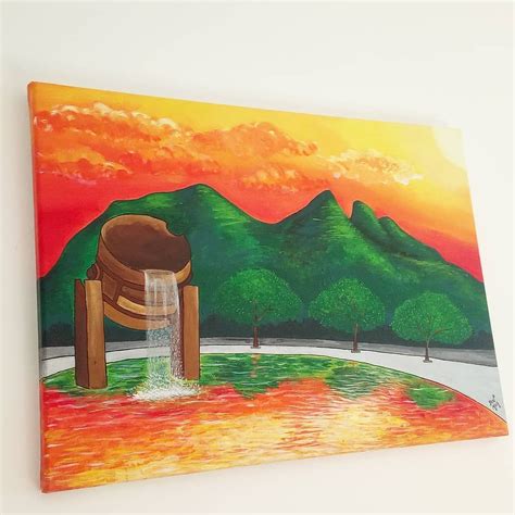 Pintura personalizada "" el cerro de la silla" monterrey México ...