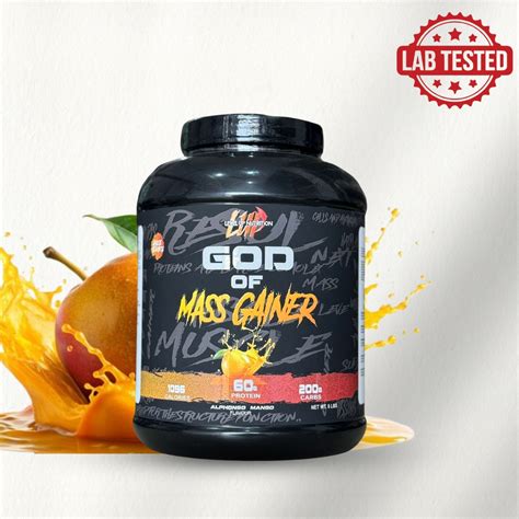 GOD OF MASS GAINER ALPHONSO MANGO FLAVOUR – Level up Nutrition