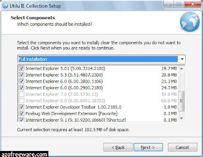 IE Collection 1.7.2.1 - 一次安裝所有版本的IE瀏覽器 - 阿榮福利味 - 免費軟體下載
