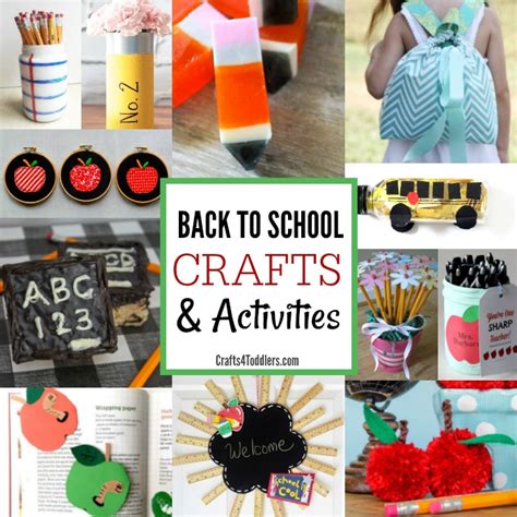 Back to School Crafts 的图像结果