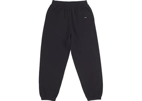 SUPREME SMALL BOX SWEATPANT FW25 BLACK MEN'S