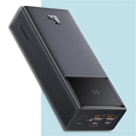 Повербанк Power Bank 65W портативная батарея для ноутбука телефона ...