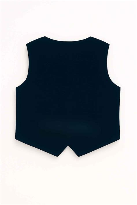 Navy Blue Bead Work Tuxedo With Pant And Waistcoat Set For Boys ...