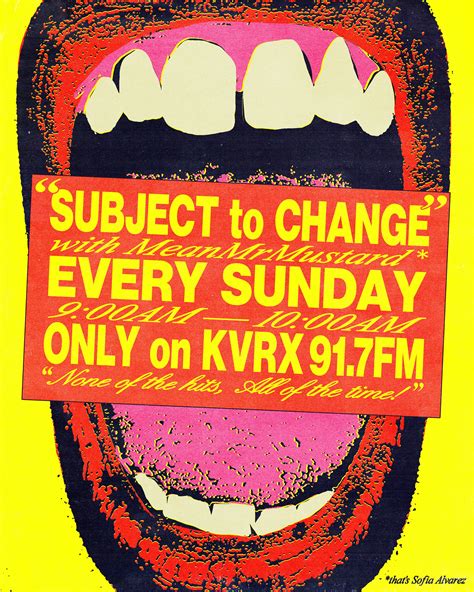 subject to change radio flyer in 2025 | Learning graphic design, Vintage graphic design, Concert ...