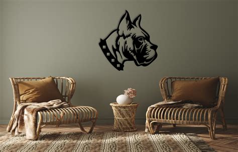 Buy Dog Laser Cut Dxf Glowforge Svg Xtool D1 File Wall Art Decor ...