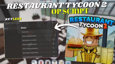 Image result for Restaurant Tycoon 2 Script Pastebin GUI