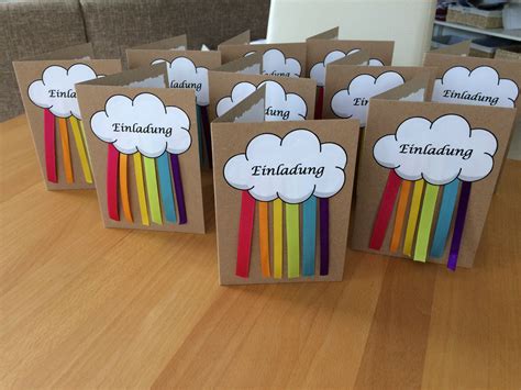 Kindergeburtstag Einladungskarten Basteln Madchen