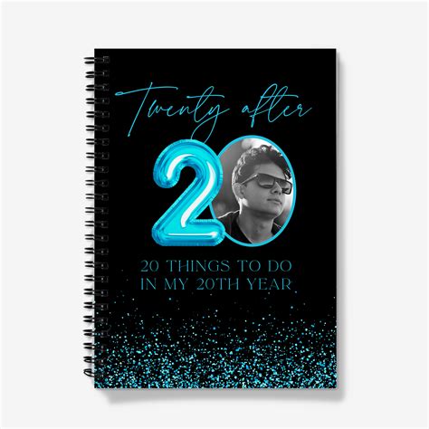 20 after 20 bucket list birthday book