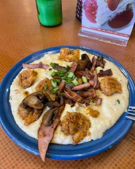 Red Bone Alley menu in Florence, South Carolina, USA