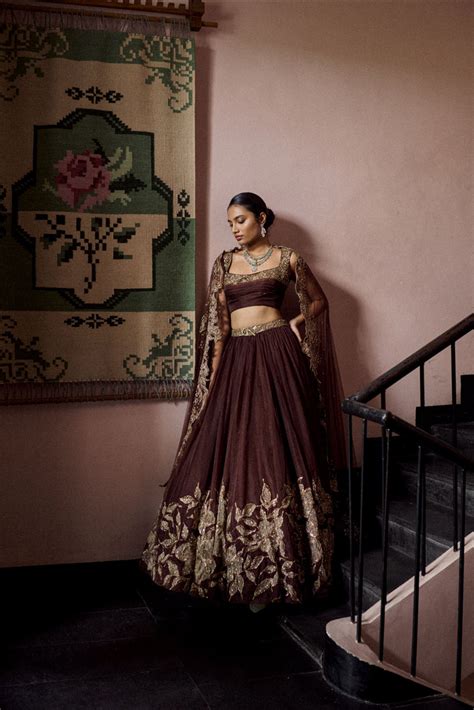 Shop Amberwood Bloom Lehenga Set Online – Geethika Kanumilli
