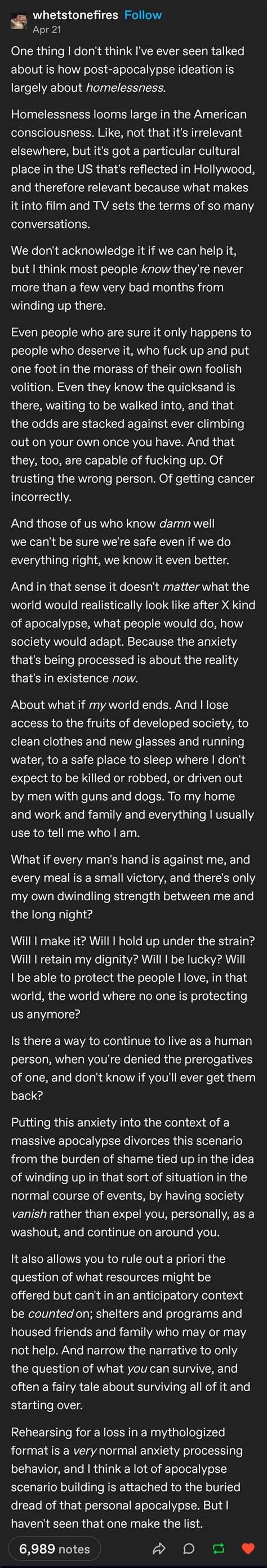 [U.S.]+ post-apocalyptic fiction : r/CuratedTumblr