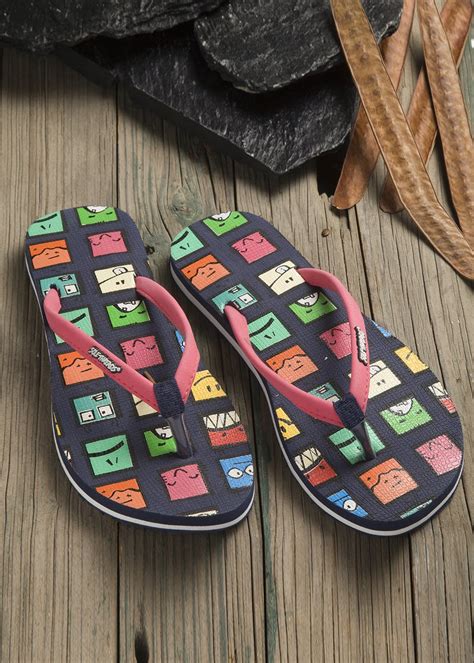 Get Smiley Cushioned Footbed Flip Flops at ₹ 385 | LBB Shop