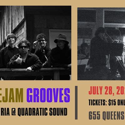 Rumblejam Grooves Farewell Tour: Victoria @ Quadratic Sound, Quadratic ...