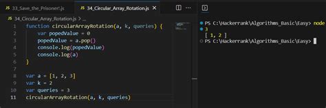 Array Rotation JS Solution 的图像结果
