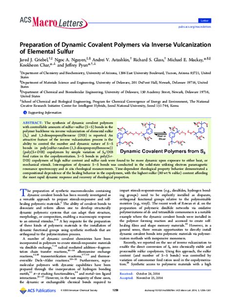 Image result for Inverse Vulcanization and Complex
