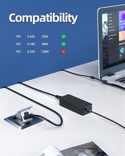 Superer 90W 65W UL Listed AC Charger Fit for Getac B300 India | Ubuy