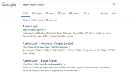 Top 8 Basic Google Search Dorks [Live Examples] - Yeah Hub