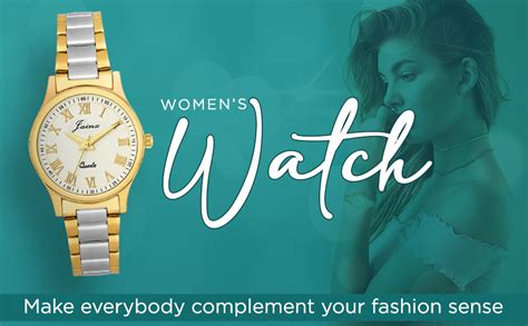 jainx Premium Golden Chain Analog Wrist Watch for Women - JW1201 ...