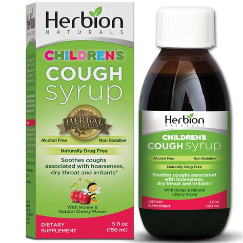 Herbion Naturals Cough Syrup for Children - 5 FL Oz - Good Tasting ...