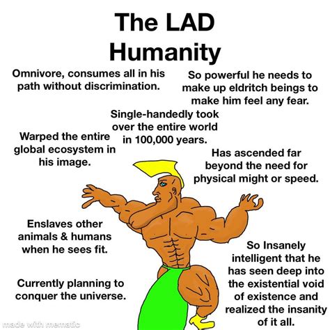 Dominant life forms throughout history. : r/virginvschad