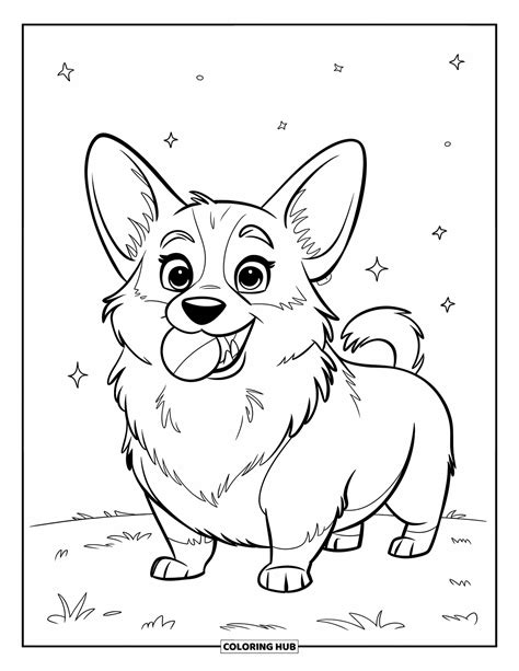 120+ Corgi Coloring Pages for Kids & Adults (Free Printable PDFs)