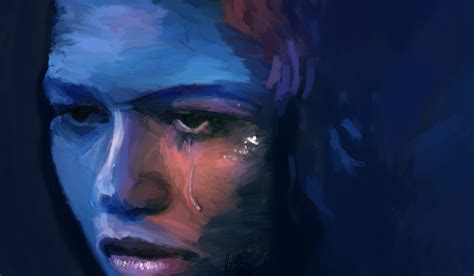 In honour of the season finale, I painted Rue! : r/euphoria