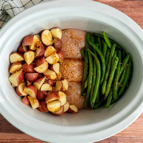 Crock Pot Chicken, Potatoes and Green Beans – Slow Cooker Recipes