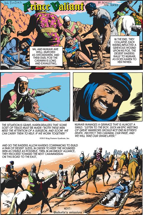 Prince Valiant Comic Strip 2015-11-29 | Comics Kingdom